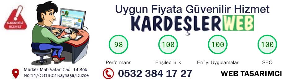 düzce internet web sitesi tasarımı